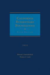 California Evidentiary Foundations cover