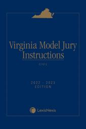 Virginia Model Jury Instructions - Civil cover