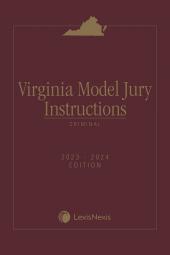 Virginia Model Jury Instructions - Criminal cover