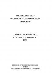 Massachusetts Workers' Compensation Reports cover