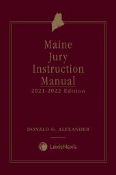 Maine Jury Instruction Manual cover