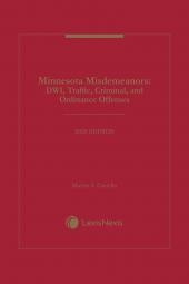 Minnesota Misdemeanors: DWI, Traffic, Criminal, and Ordinance Offenses cover