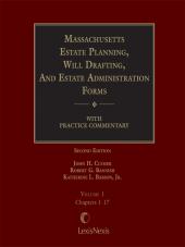 Massachusetts Estate Planning, Will Drafting and Estate Administration Forms cover