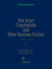 New Jersey Corporations and Other Business Entities cover