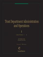 Trust Department Administration and Operations cover
