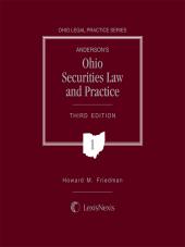 Anderson's Ohio Securities Law and Practice cover