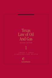 Texas Law of Oil and Gas cover