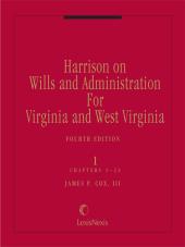 Harrison on Wills and Administration for Virginia and West Virginia cover