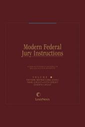 Modern Federal Jury Instructions SAMPLE cover