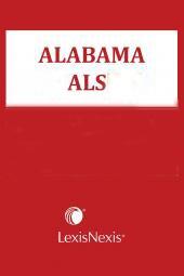 Michie's Alabama Advance Legislative Service cover