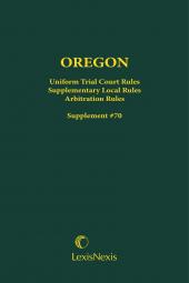 Oregon Uniform Trial Court Rules cover