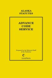 Alaska Advance Code Service cover