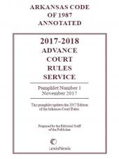 Arkansas Advance Court Rules Service cover