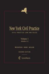New York Civil Practice: CPLR (Weinstein, Korn & Miller) cover