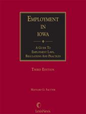 Employment in Iowa: Guide to Employment Laws, Regulations, and Practices cover