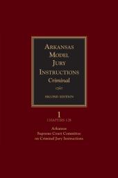 Arkansas Model Jury Instructions -  Criminal cover