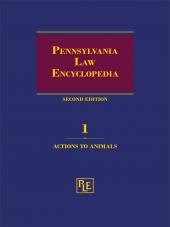 Pennsylvania Law Encyclopedia cover