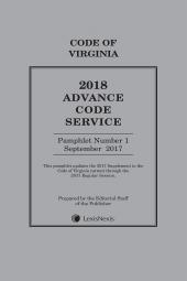 Virginia Advance Code Service cover