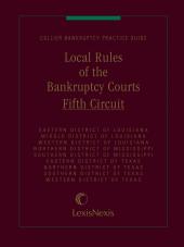 Local Rules of the Bankruptcy Courts--5th Circuit cover