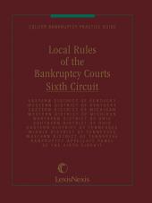 Local Rules of the Bankruptcy Courts--6th Circuit cover