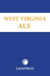 West Virginia Advance Legislative Service cover