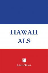 Hawaii Advance Legislative Service cover
