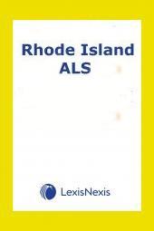 Rhode Island Advance Legislative Service cover