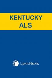 Kentucky Revised Statutes Advance Legislative Service cover