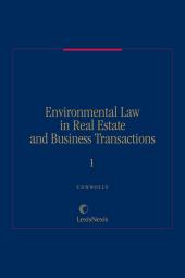 Environmental Law in Real Estate and Business Transactions cover