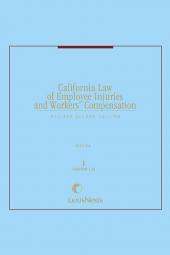 Hanna, California Law of Employee Injuries and Workers' Compensation cover