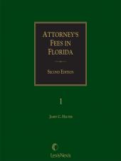 Attorney's Fees in Florida cover
