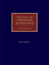 Sinclair on Virginia Remedies cover
