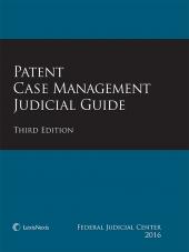 Patent Case Management Judicial Guide cover