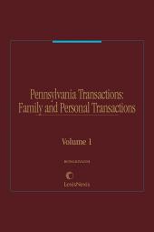 Pennsylvania Transactions: Family and Personal Transactions cover