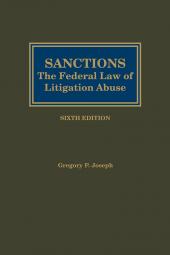 Sanctions: The Federal Law of Litigation Abuse cover