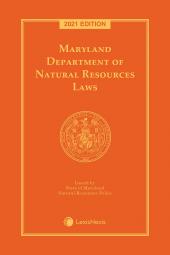 Maryland Department of Natural Resources Laws cover
