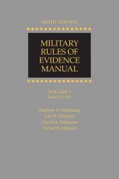 Military Rules of Evidence Manual cover