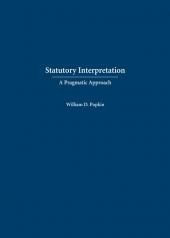 Statutory Interpretation: A Pragmatic Approach cover