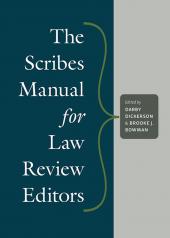 The Scribes Manual for Law Review Editors cover