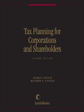 Tax Planning for Corporations and Shareholders cover