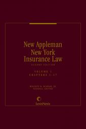 New Appleman New York Insurance Law cover