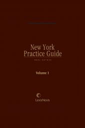 New York Practice Guide: Real Estate cover