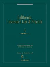 California Insurance Law and Practice cover