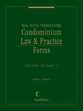 Real Estate Transactions: Condominium Law and Practice: Forms cover