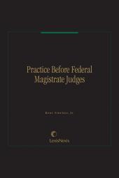 Practice Before Federal Magistrates cover