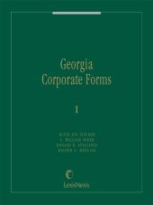 Georgia Corporate Forms cover