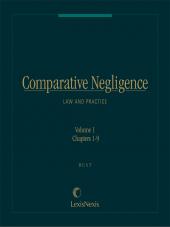 Comparative Negligence Law and Practice cover