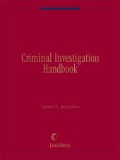 Criminal Investigation Handbook 2018 Edition 