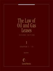 The Law of Oil and Gas Leases cover