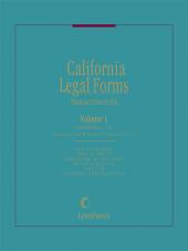 California Legal Forms: Transaction Guide cover